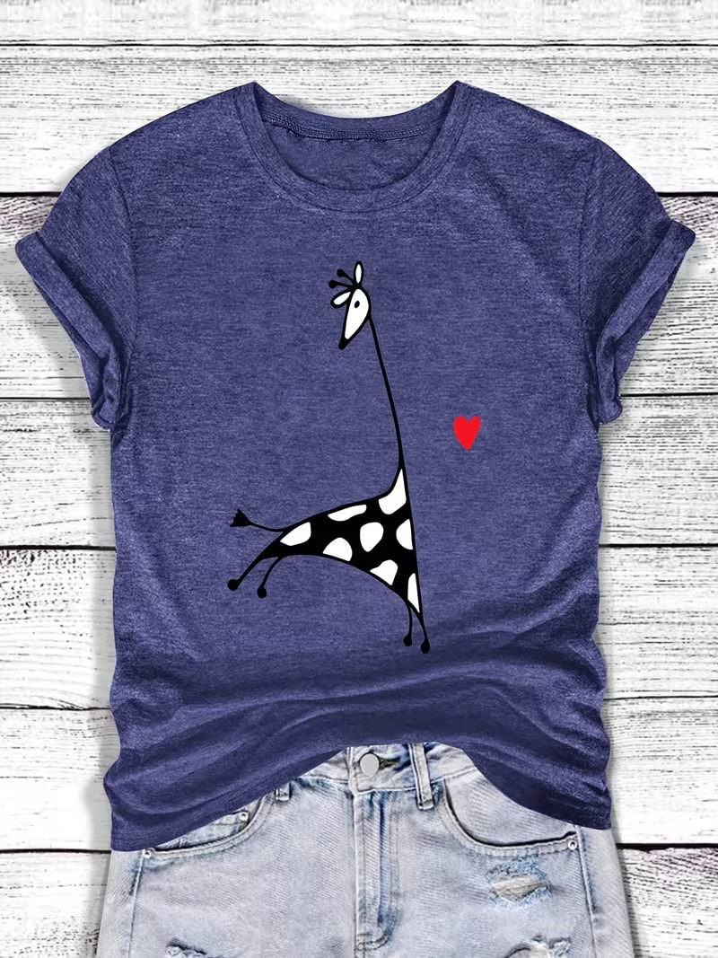 Summer Clothing Essentials Women - Plus Size Women's Short Sleeve T-Shirt