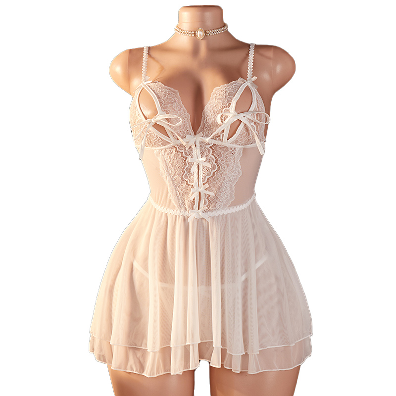Summer Clothing Sale - Transparent Sexy Woman Lingerie Deep V