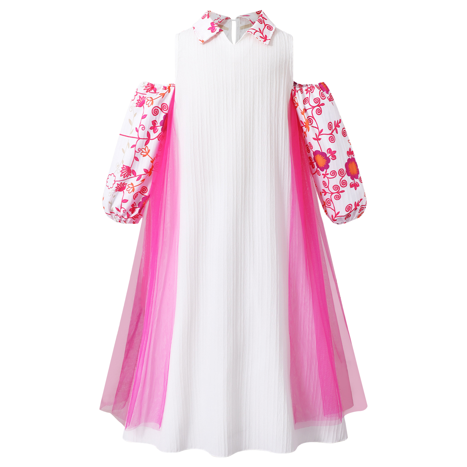 Girl Long Sleeve Mesh Patchwor - Yours Summer Clothing review and price