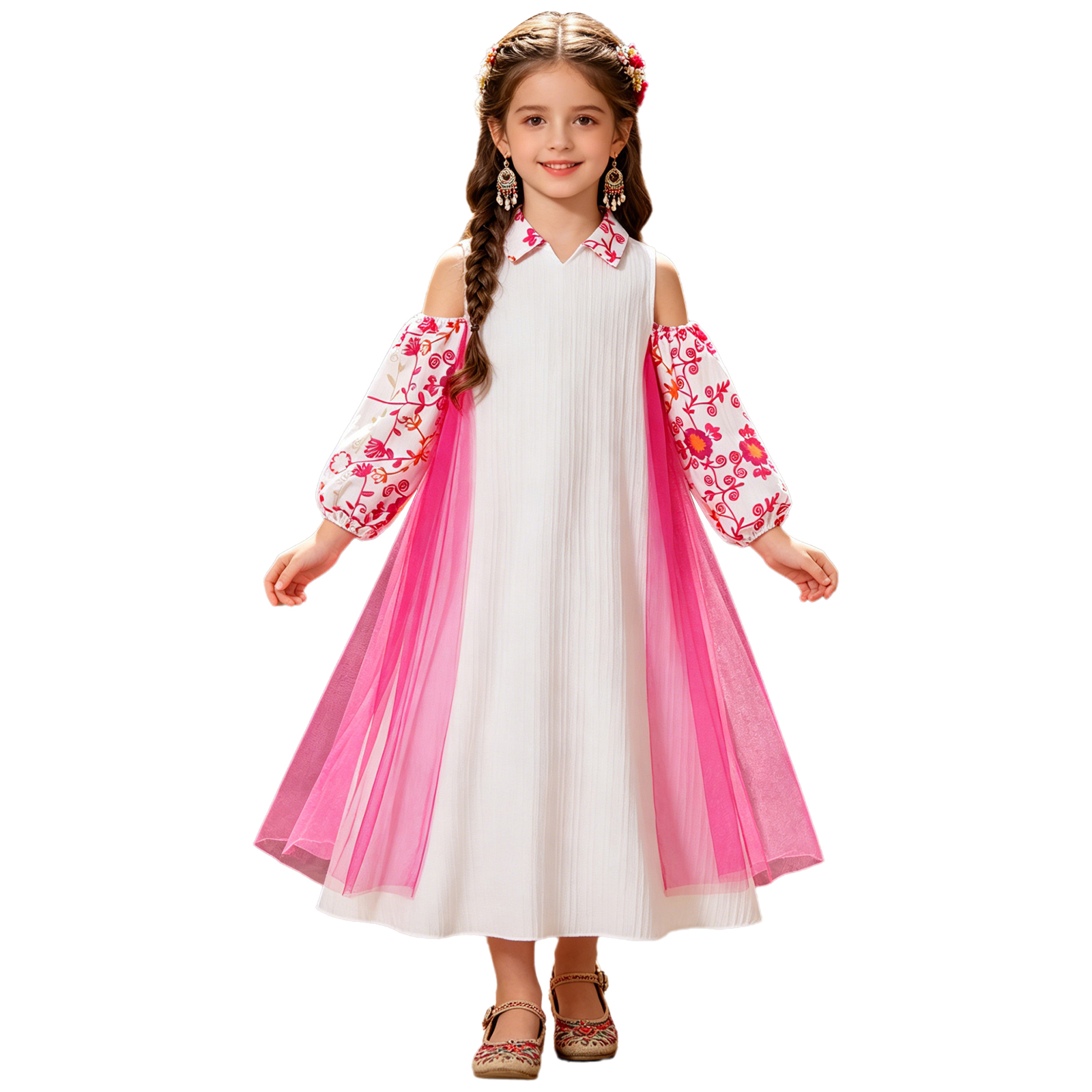 Girl Long Sleeve Mesh Patchwor - Yours Summer Clothing review and price