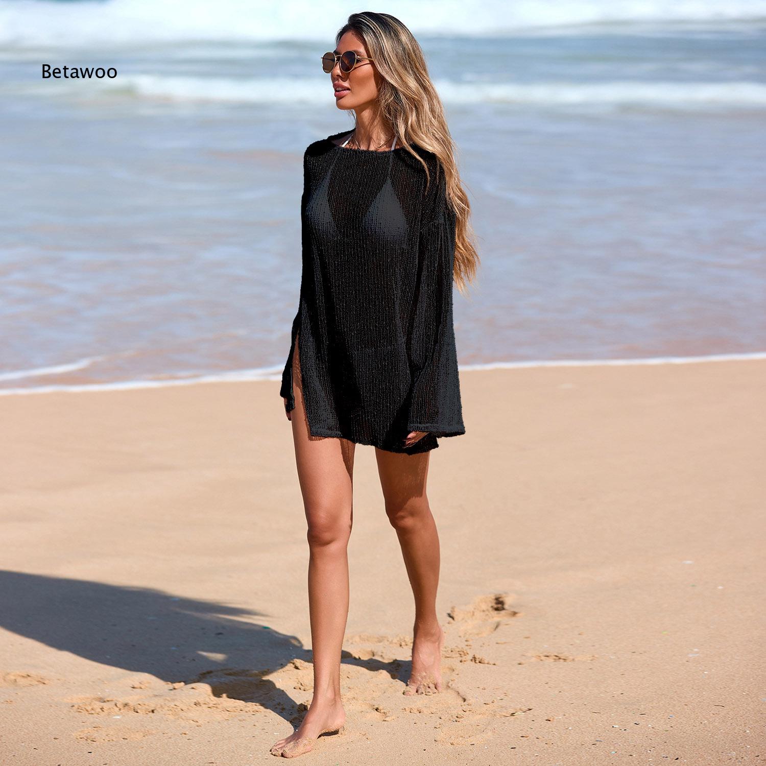 Light Blue Sheer Mesh Swim Cov - Swim Cover Up Mesh review and price