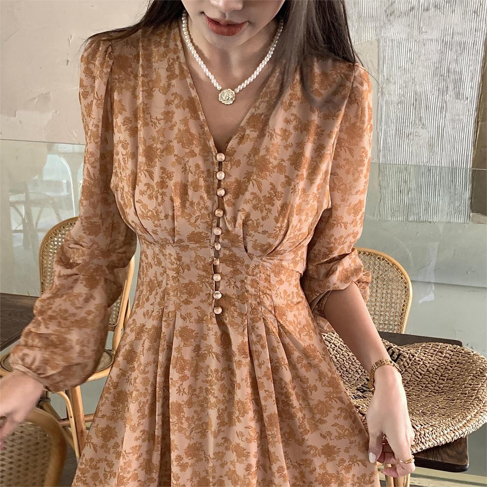 Women's Vintage Long Floral Dr - Sundress Midi Floral review and price