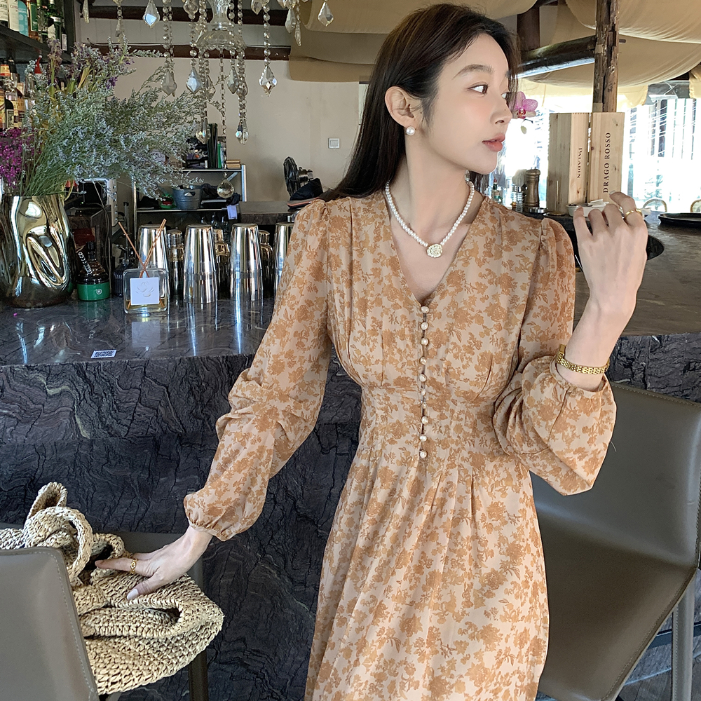 Women's Vintage Long Floral Dr - Sundress Midi Floral review and price