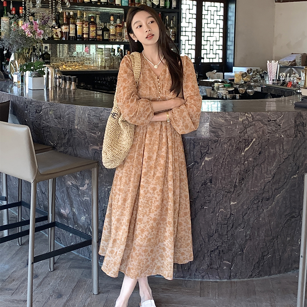 Women's Vintage Long Floral Dr - Sundress Midi Floral review and price