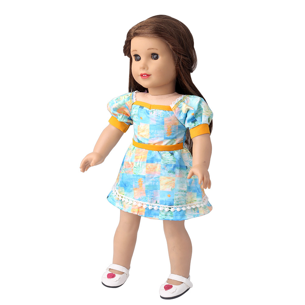 Summer Blue Print Dress Americ - Summer Clothing Newborn review and price