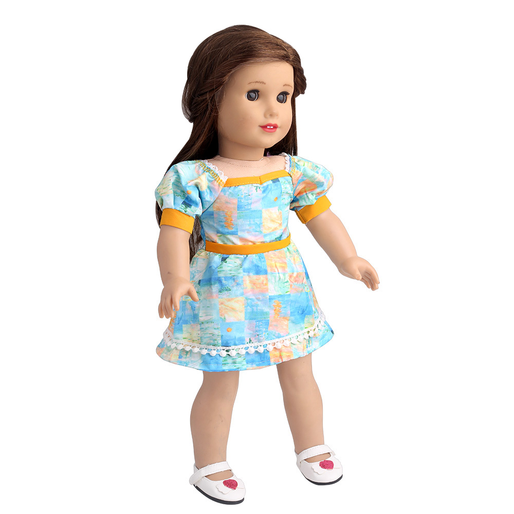 Summer Blue Print Dress Americ - Summer Clothing Newborn review and price