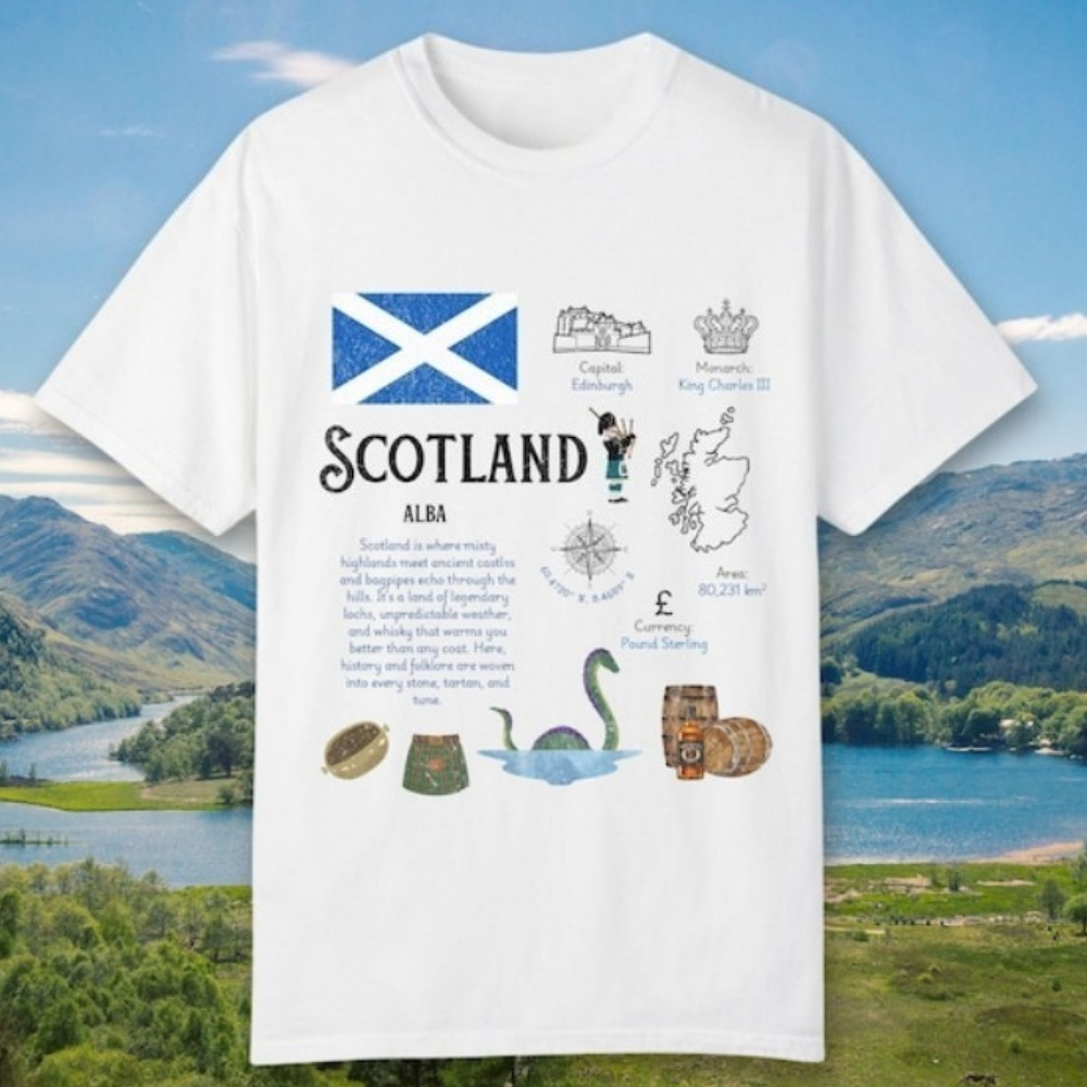 Scotland UK T-Shirt Edinburgh  - Summer Clothing Women Uk review and price
