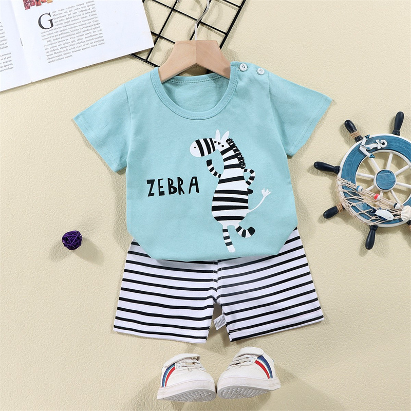 Cotton Tees+Shorts 2-piece Tra - Summer Clothing Newborn review and price