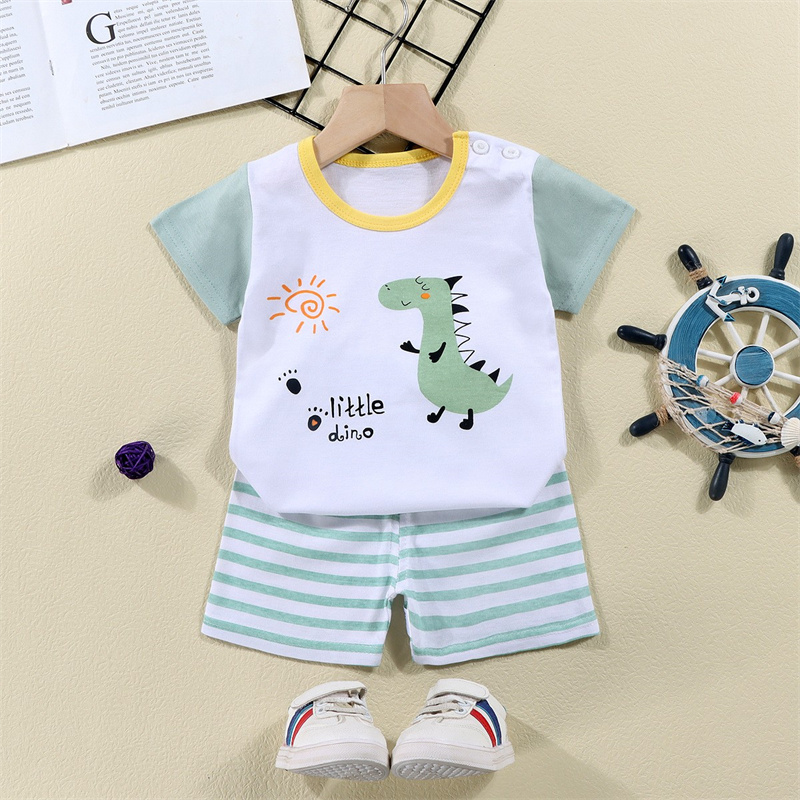 Cotton Tees+Shorts 2-piece Tra - Summer Clothing Newborn review and price