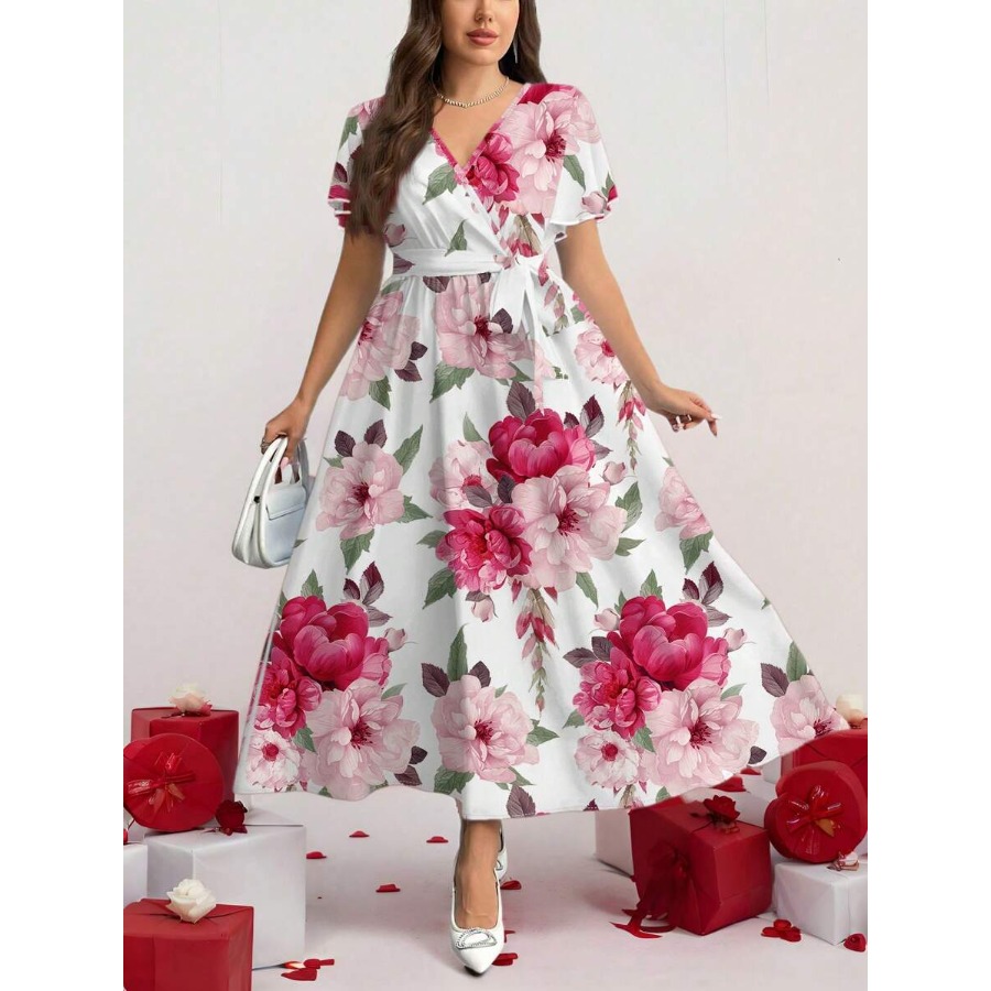【New style】Firerie Plus Size C - Sundress Midi Floral review and price
