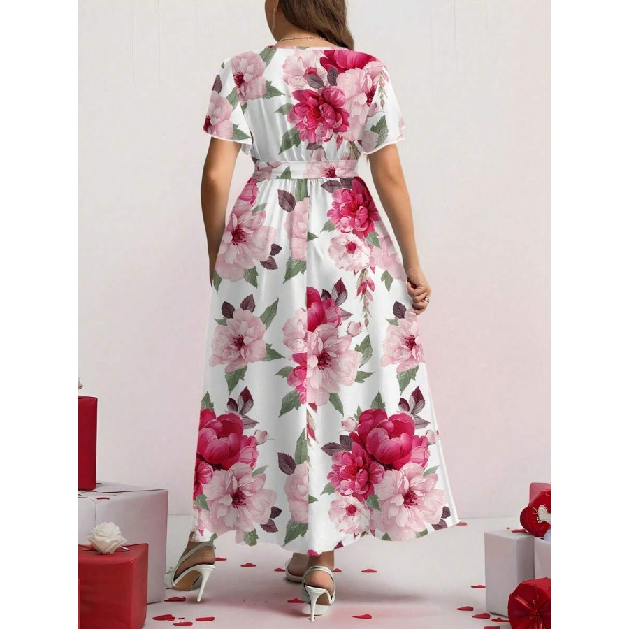 【New style】Firerie Plus Size C - Sundress Midi Floral review and price