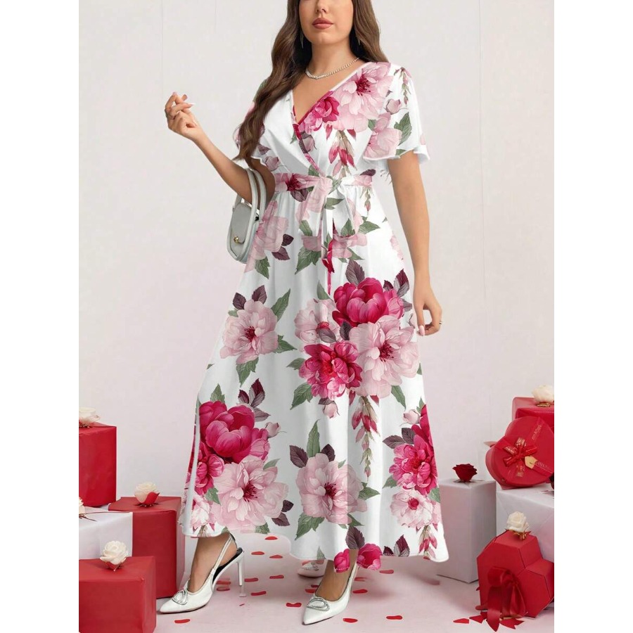 【New style】Firerie Plus Size C - Sundress Midi Floral review and price