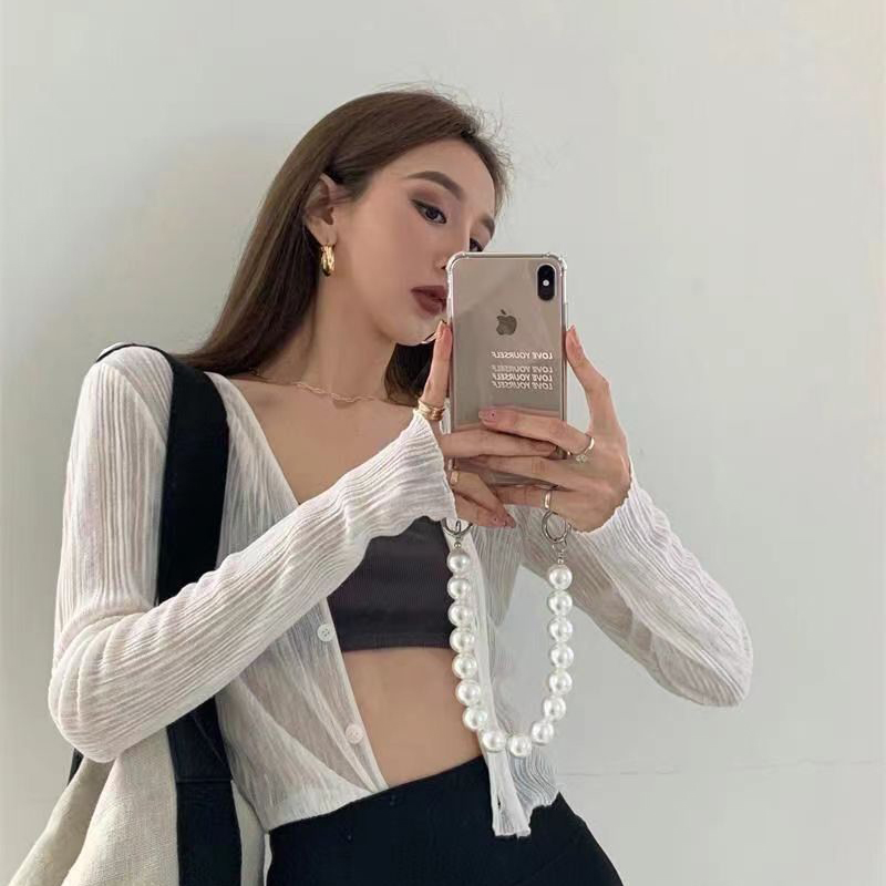 Korean Thin Sunscreen Cardigan - Summer Clothes Fashion review and price