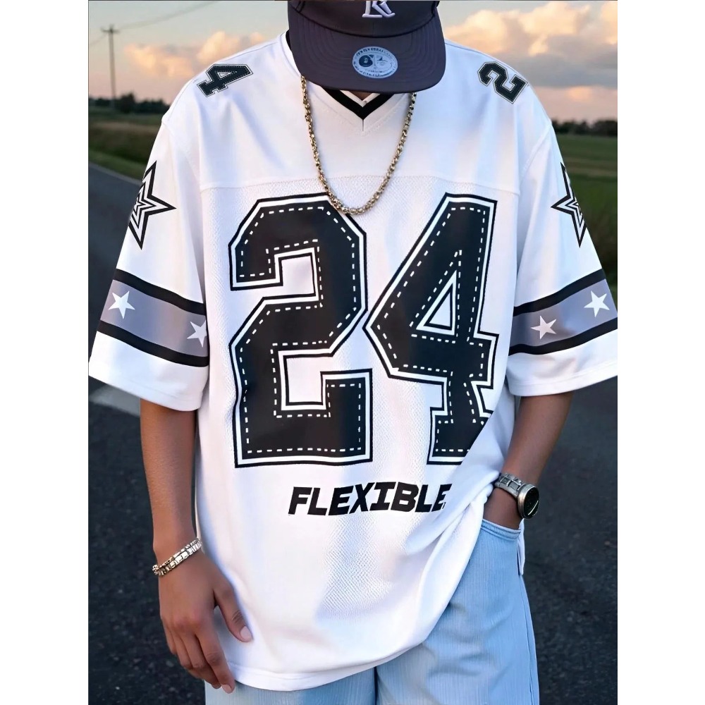 2026 Summer New Men's V-Neck T - Summer Clothes Fashion review and price