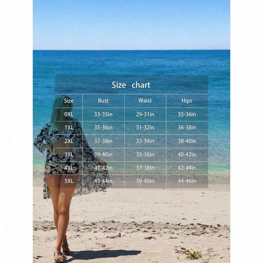 Plus Size Women 3 Piece Swimsu - Swim Cover Up Mesh review and price