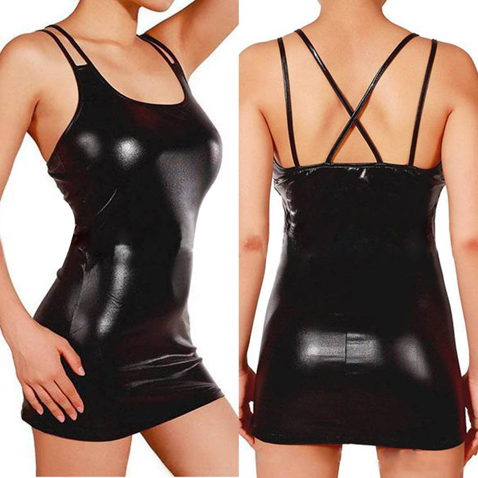 Sexy Erotic Hot Pu Metallic Le - Summer Clothing Women Uk review and price