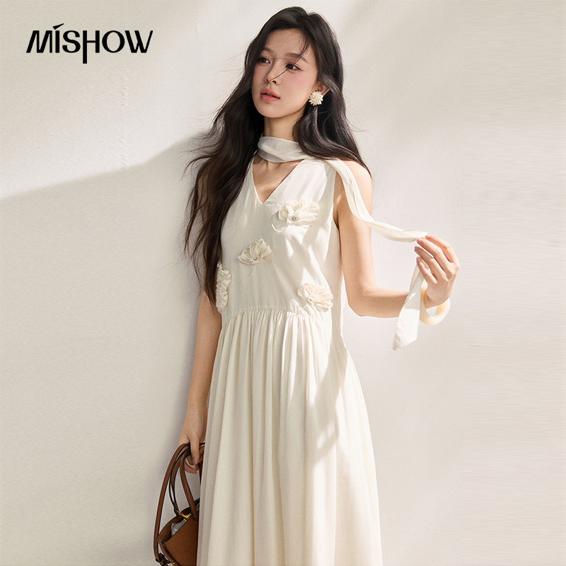MISHOW Women's Lyocell 3D Flow - Sundress Midi Floral review and price