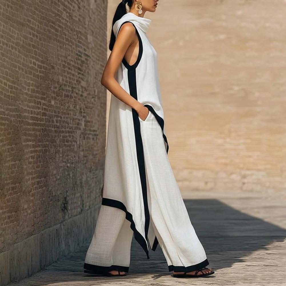 Women Color Block Cotton Linen - Summer Vacation Clothing Women review and price
