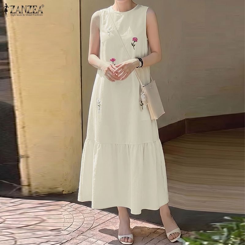 ZANZEA Fashion Summer Sundress - Sundress Midi Floral review and price