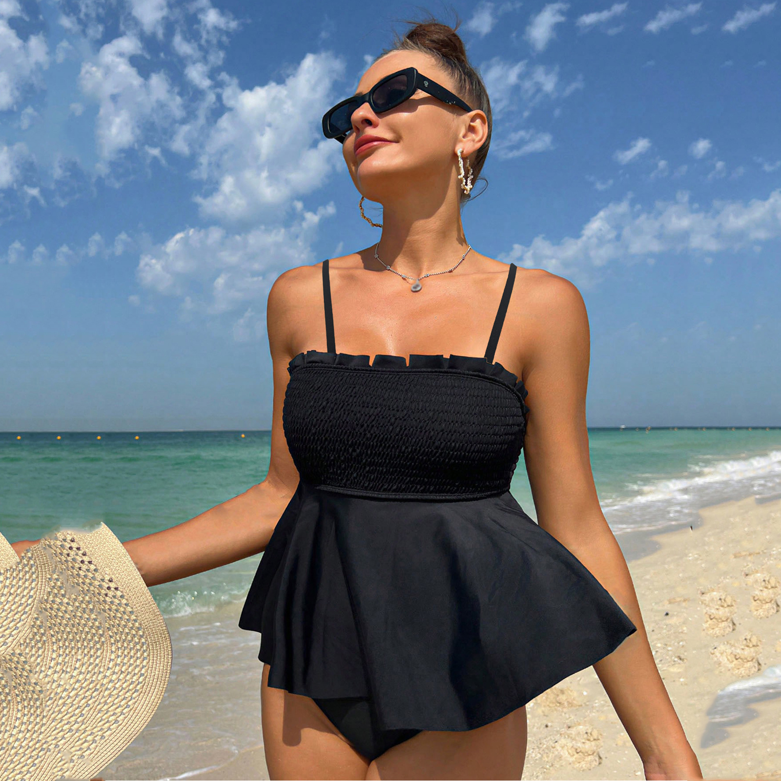 Women's Solid 2 Piece Plus Siz - Summer Clothing Europe review and price