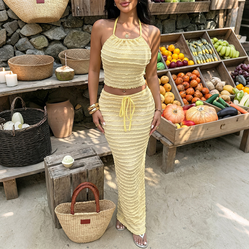 Sexy Elegant Dress Two Piece S - Summer Vacation Clothing Women review and price