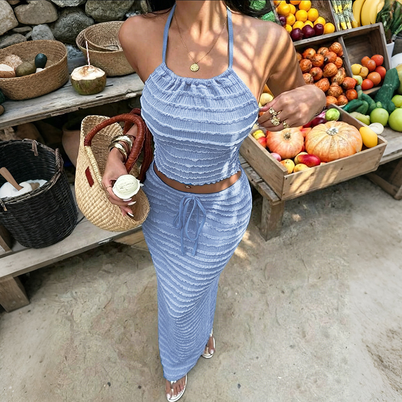 Sexy Elegant Dress Two Piece S - Summer Vacation Clothing Women review and price